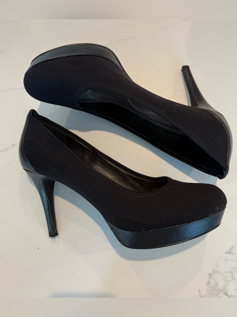 Black Platform High Heels